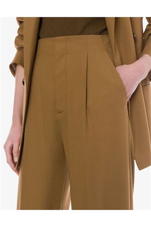 Pantaloni in lana cammello ALBERTA FERRETTI | A031466350145